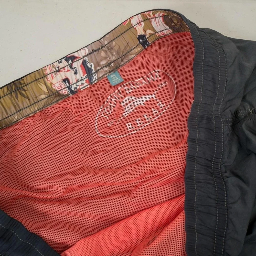 Lot of 2 Bugatchi Uomo Tommy Bahama Swim Trunks Men's XXL‎ 2XL Board Shorts